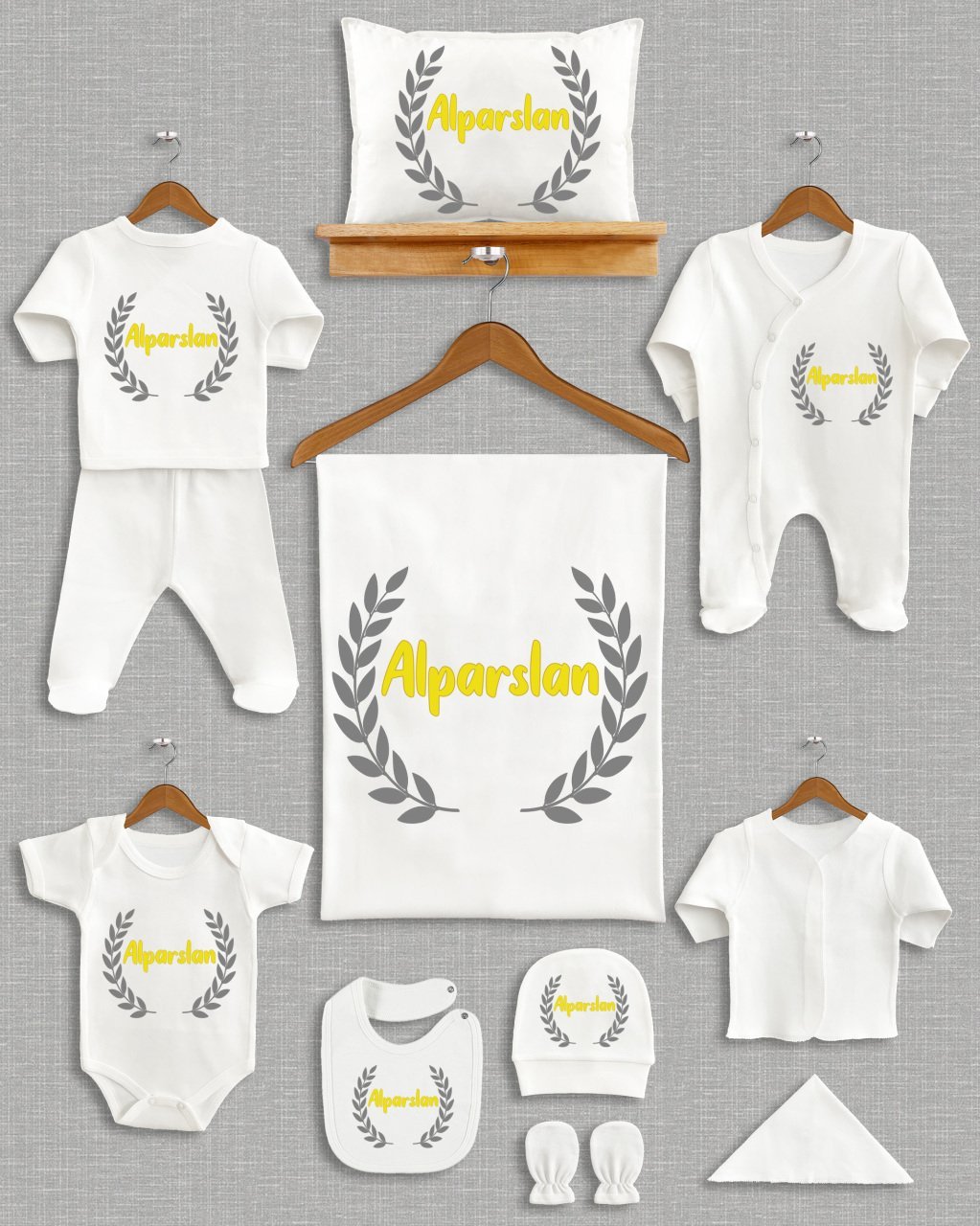 Çelenk Tasarımı 11'li Organik Hastane Çıkışı