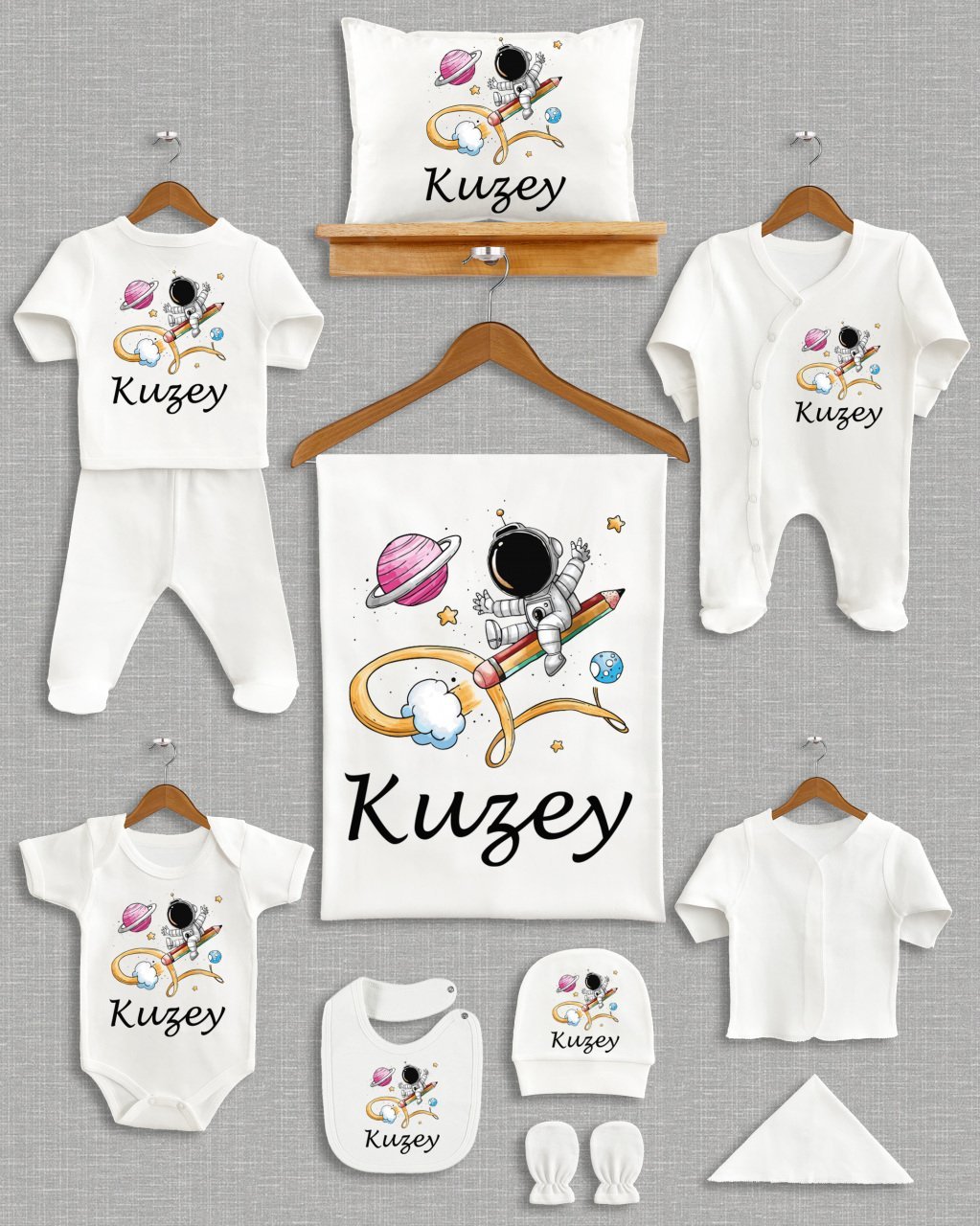 Uzay Temalı 11'li Organik Hastane Çıkışı