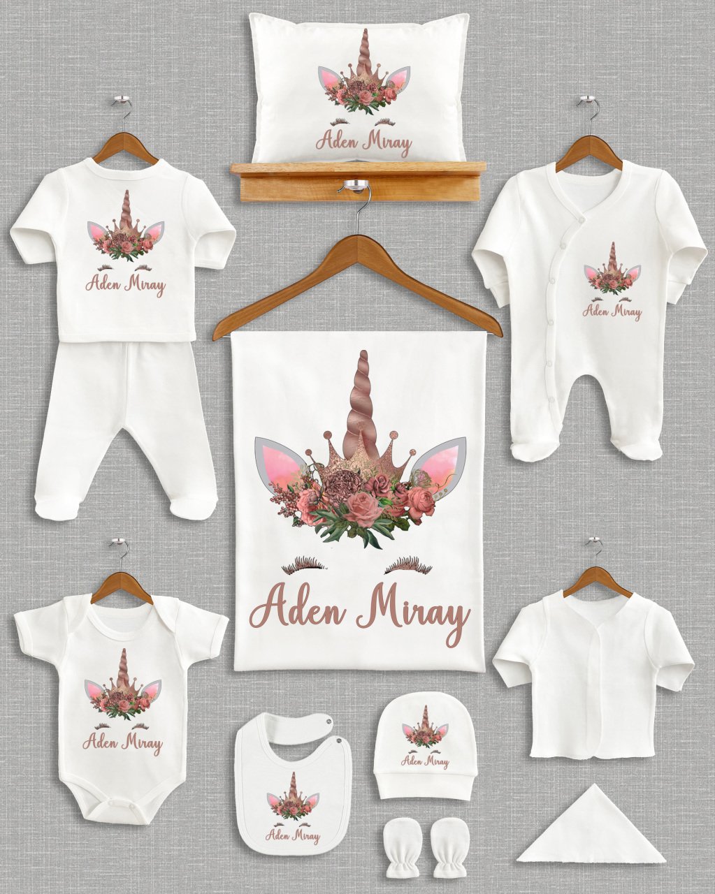 Unicorn Babys 11'li Organik Hastane Çıkışı