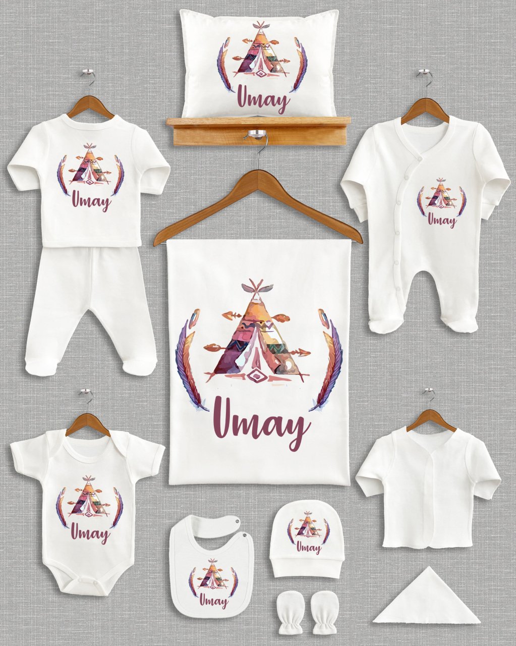 Renkli Çadır Tasarımı 11'li Organik Hastane Çıkışı