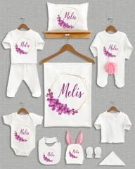 Çiçek Çelenk Tasarımı Ponponlu Tavşan Kulaklı 11'li Organik Hastane Çıkışı