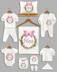 Kelebek Çelenk Tasarımı 11'li Organik Hastane Çıkışı