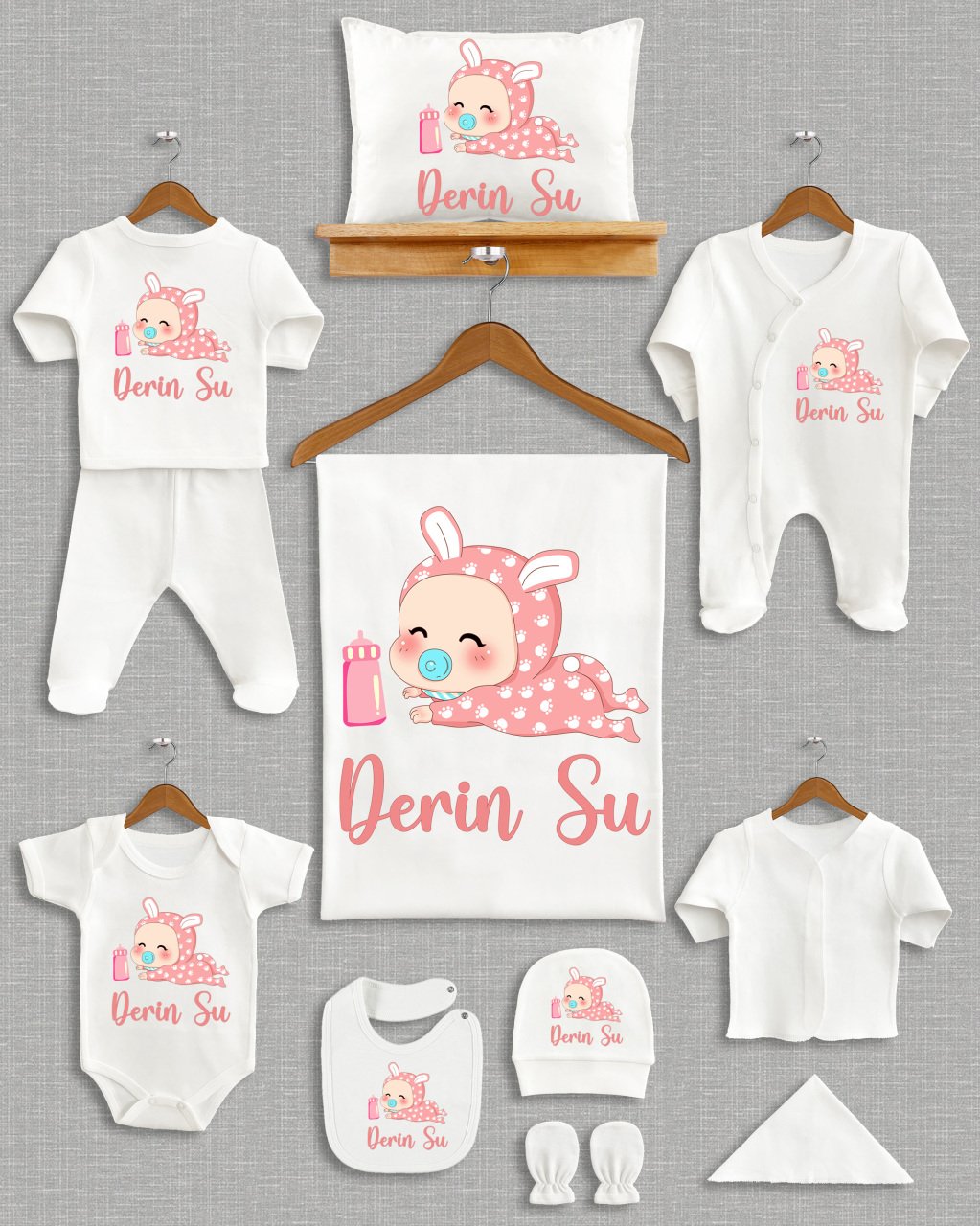 Cute Baby 11'li Organik Hastane Çıkışı