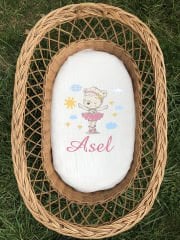 Sevimli Ayıcık Tasarımı 4 Kat Müslin Örtü