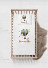 Renkli Uçan Balon Tasarımı Nevresim Takımı