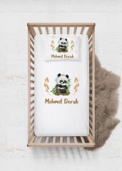 Sevimli Panda Tasarımı Çarşaf Seti
