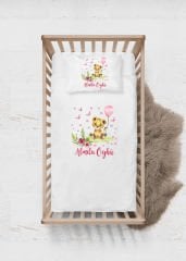 Balonlu Sevimli Aslancık Tasarımı Nevresim Takımı