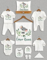 Sevimli Koala Tasarımı 11'li Organik Hastane Çıkışı