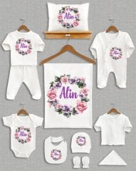 Renkli Çiçek Tasarımı 11'li Organik Hastane Çıkışı