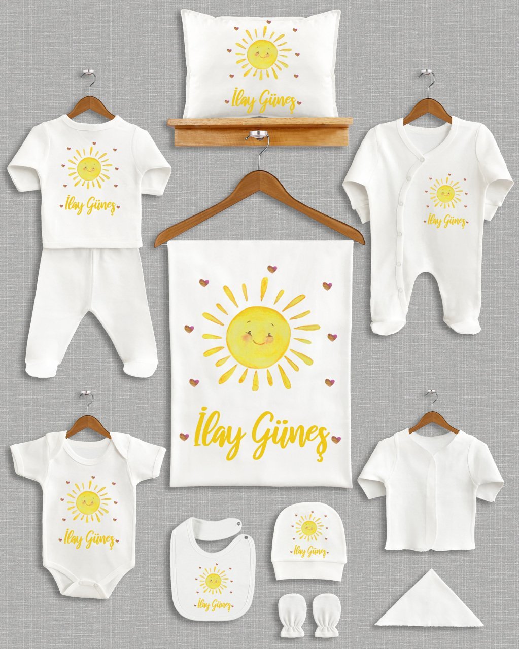 Kalpli Güneş Tasarımı 11'li Organik Hastane Çıkışı