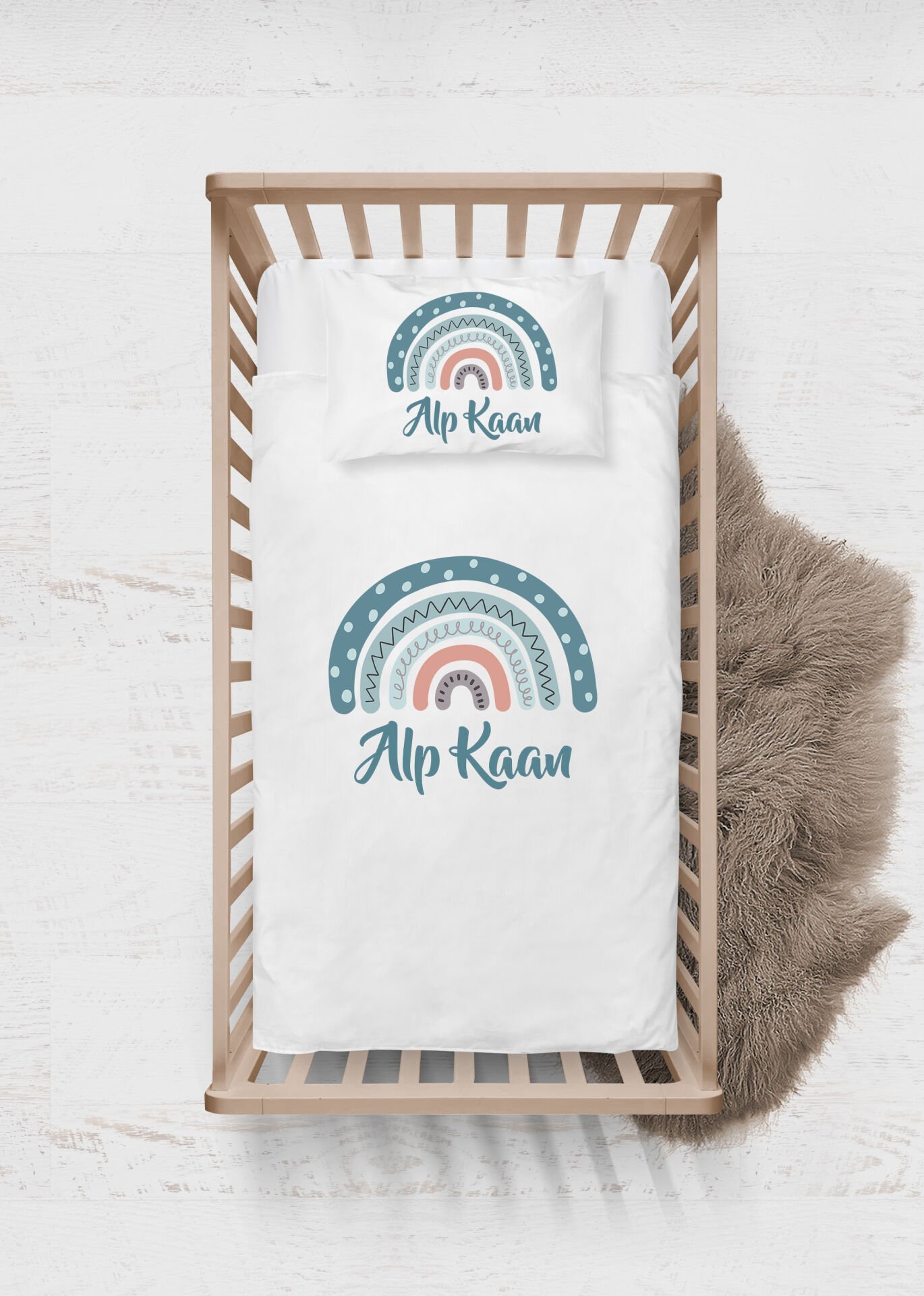 Gökkuşağı Tasarımı Nevresim Takımı