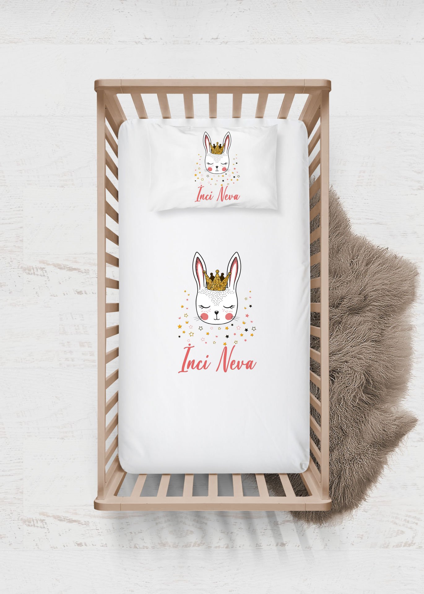 Cute Animal Desing Çarşaf Seti