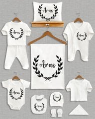 Siyah Çelenk Tasarımı 11'li Organik Hastane Çıkışı