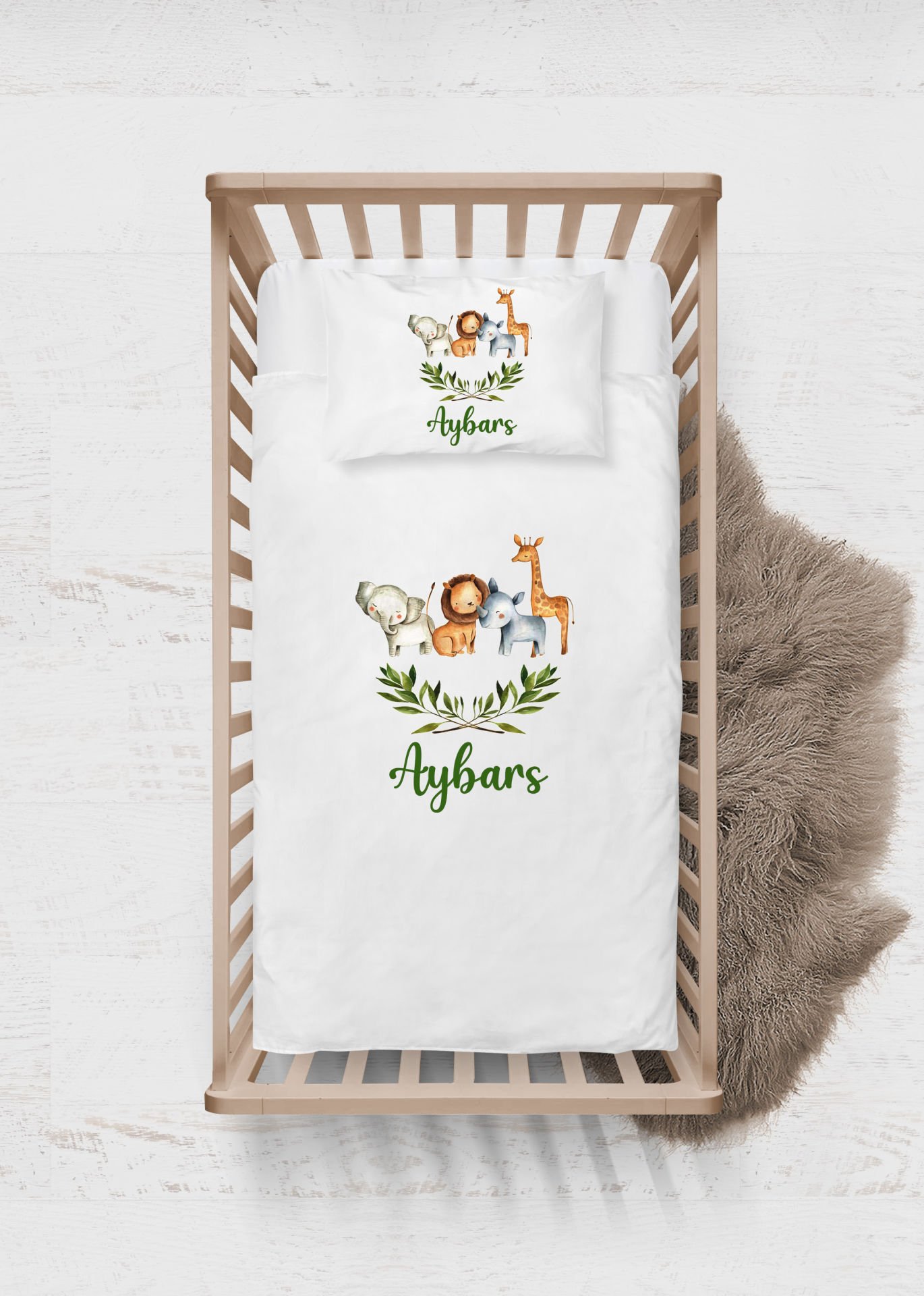 Sevimli Hayvanlar Tasarımlı Nevresim Takımı