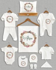 Yılbaşı Çelenk Tasarımı 11'li Organik İsme Özel Hastane Çıkışı