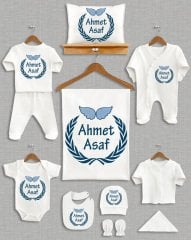 Çelenkli Melek Kanadı Tasarımı 11'li Organik Hastane Çıkışı