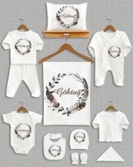 Tüy Çelenk Tasarımı 11'li Organik Hastane Çıkışı