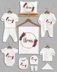 Çınar Yapraklı Tasarım 11'li Organik Hastane Çıkışı