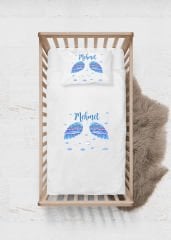 Mavi Kanat Tasarımı Nevresim Takımı