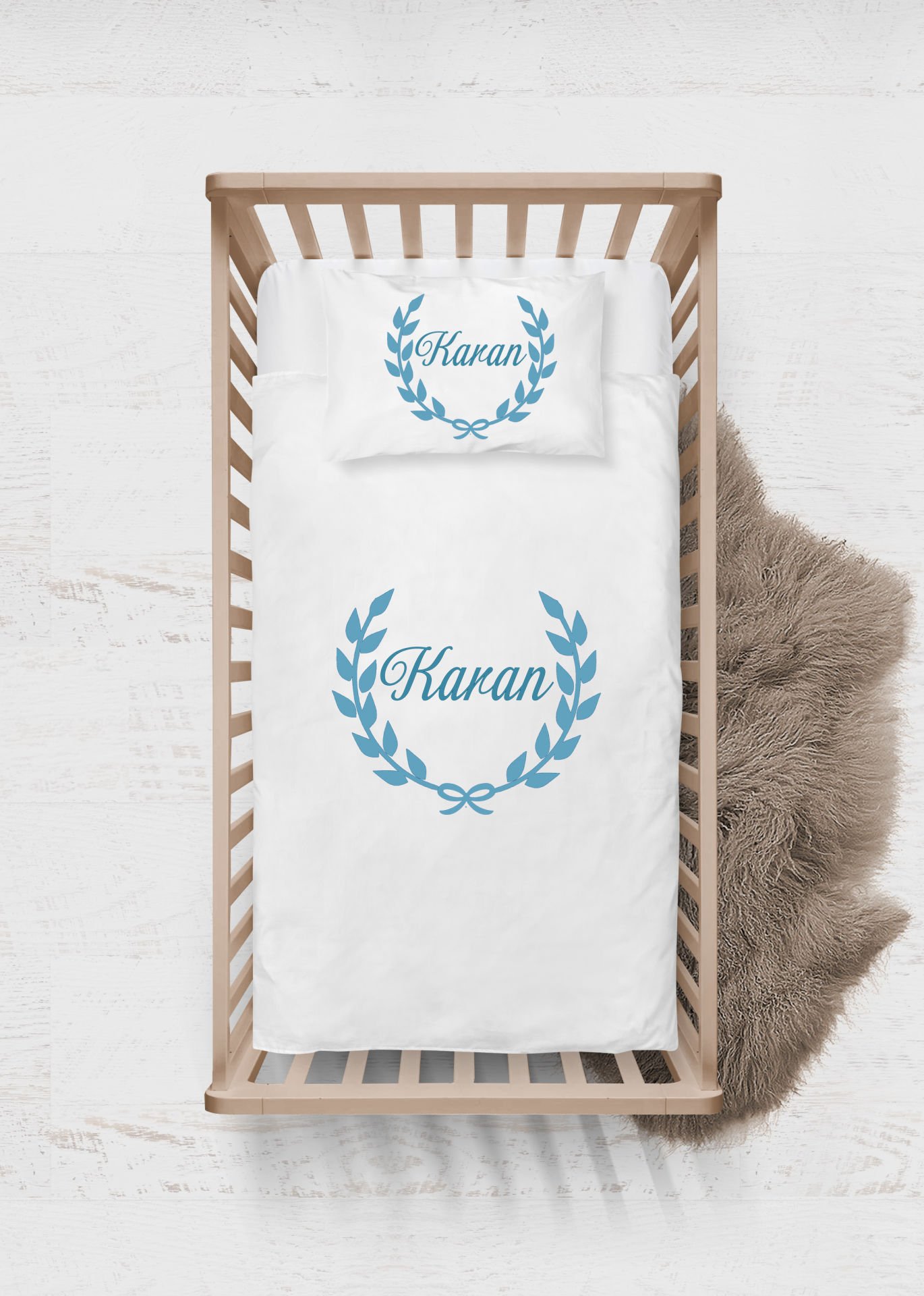 Çelenk Tasarımı Nevresim Takımı