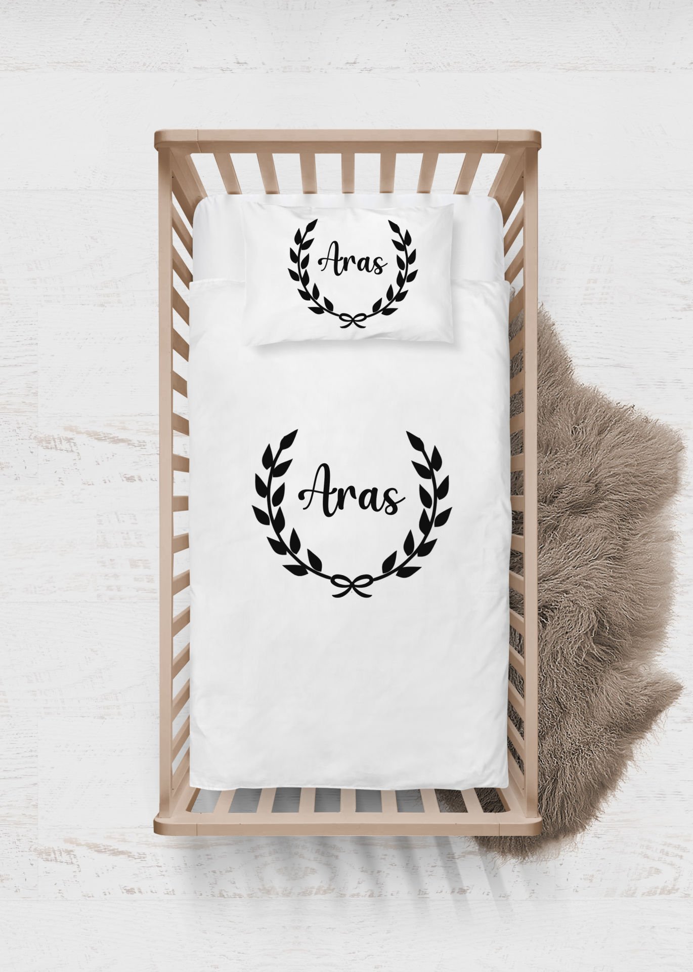 Çelenk Tasarımı Nevresim Takımı