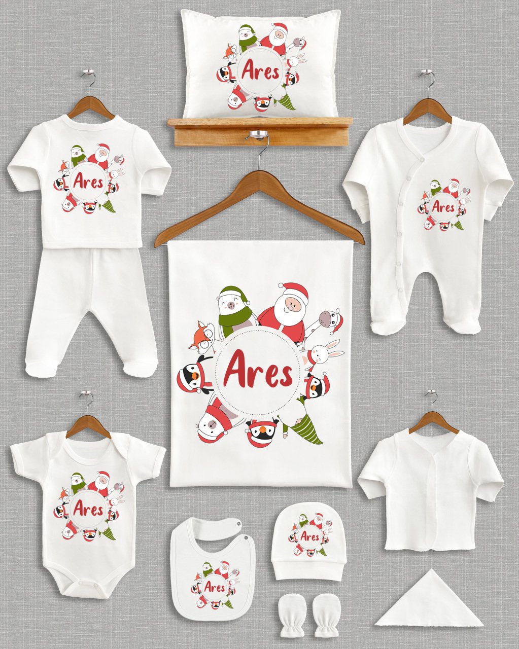 Yılbaşı Temalı 11'li Organik  Hastane Çıkışı