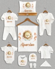 Sevimli Aslan Tasarımı 11'li Organik  Hastane Çıkışı