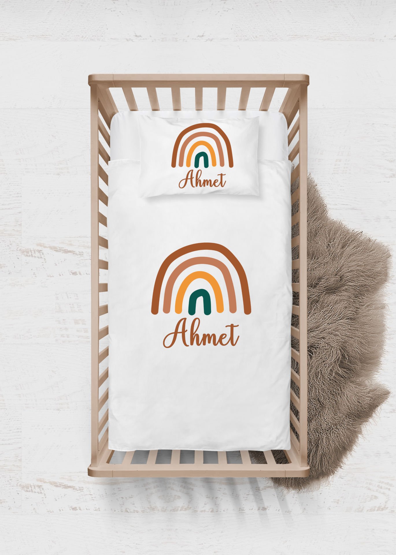 Gökkuşağı Tasarımı Nevresim Takımı