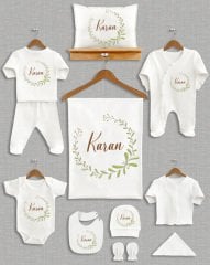 Yeşil Çelenkli 11'li Organik  Hastane Çıkışı