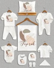 Toprak Tonlu Yaprak Modeli 11'li Organik  Hastane Çıkışı