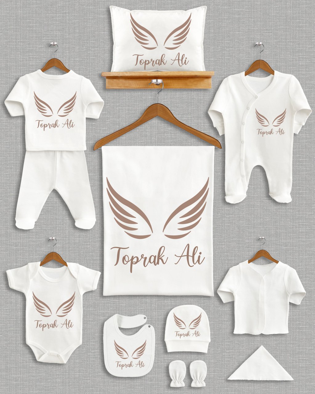 Melek Kanadı Modeli 11'li Organik  Hastane Çıkışı