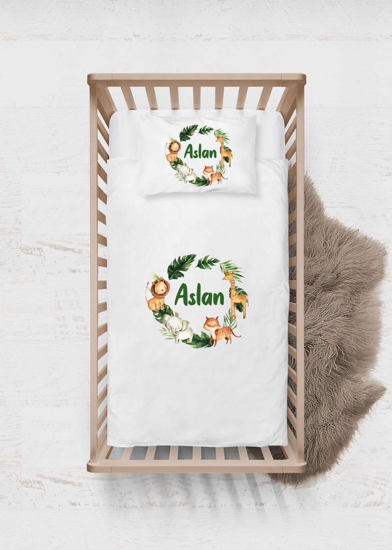 Sevimli Hayvanlar Tasarımı Nevresim Takımı