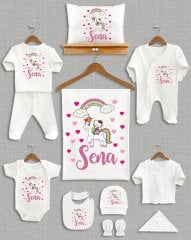 Unicorn Rainbow Modeli 11'li Organik  Hastane Çıkışı