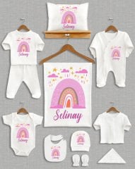 Pembe Bulutlu Gökkuşağı 11'li Organik  Hastane Çıkışı