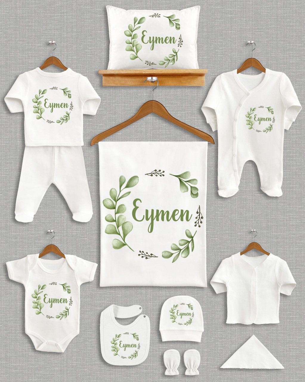 Yeşil Yapraklı 11'li Organik  Hastane Çıkışı