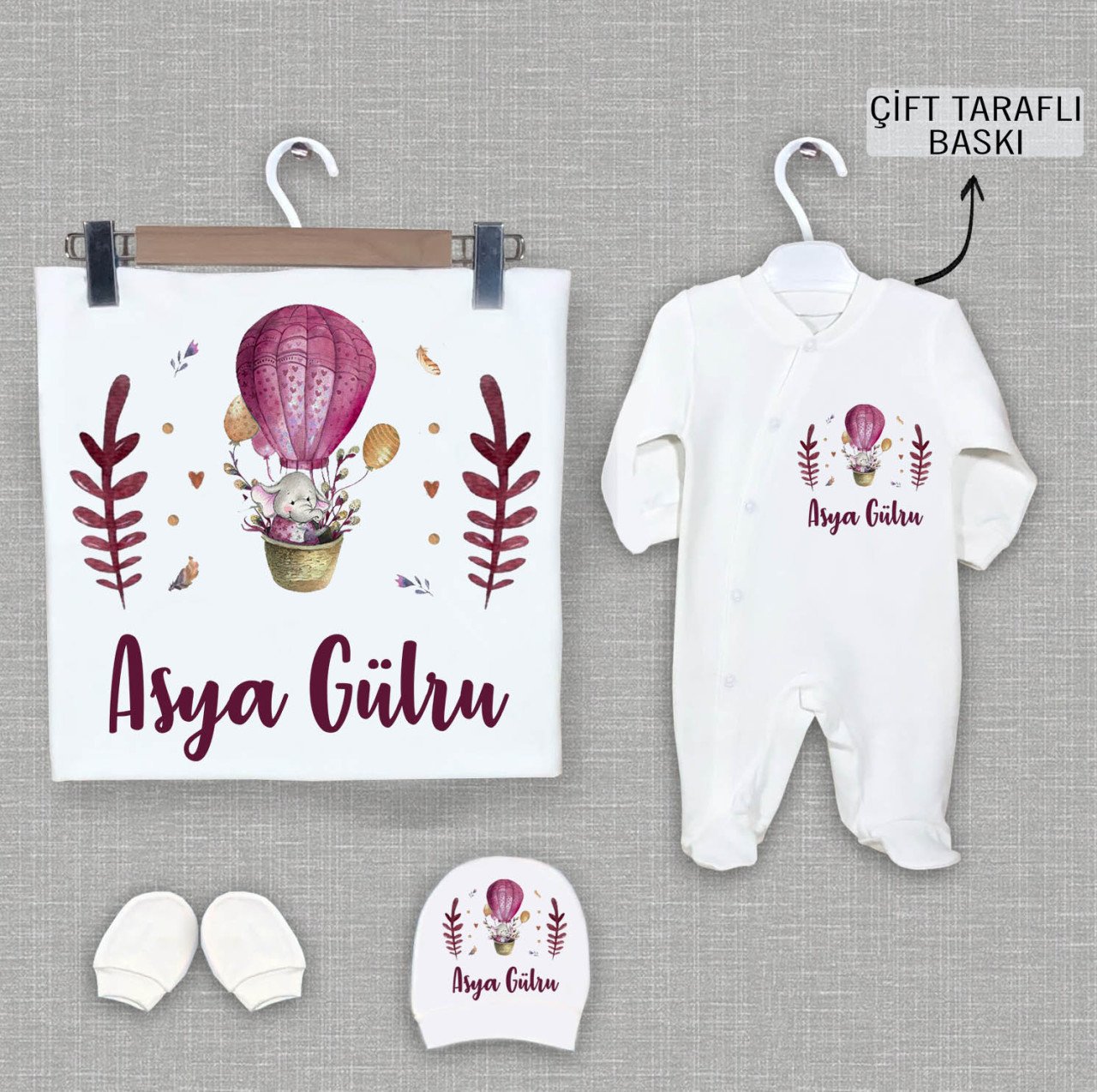 BATTANİYE TULUM ŞAPKA ELDİVEN SETİ