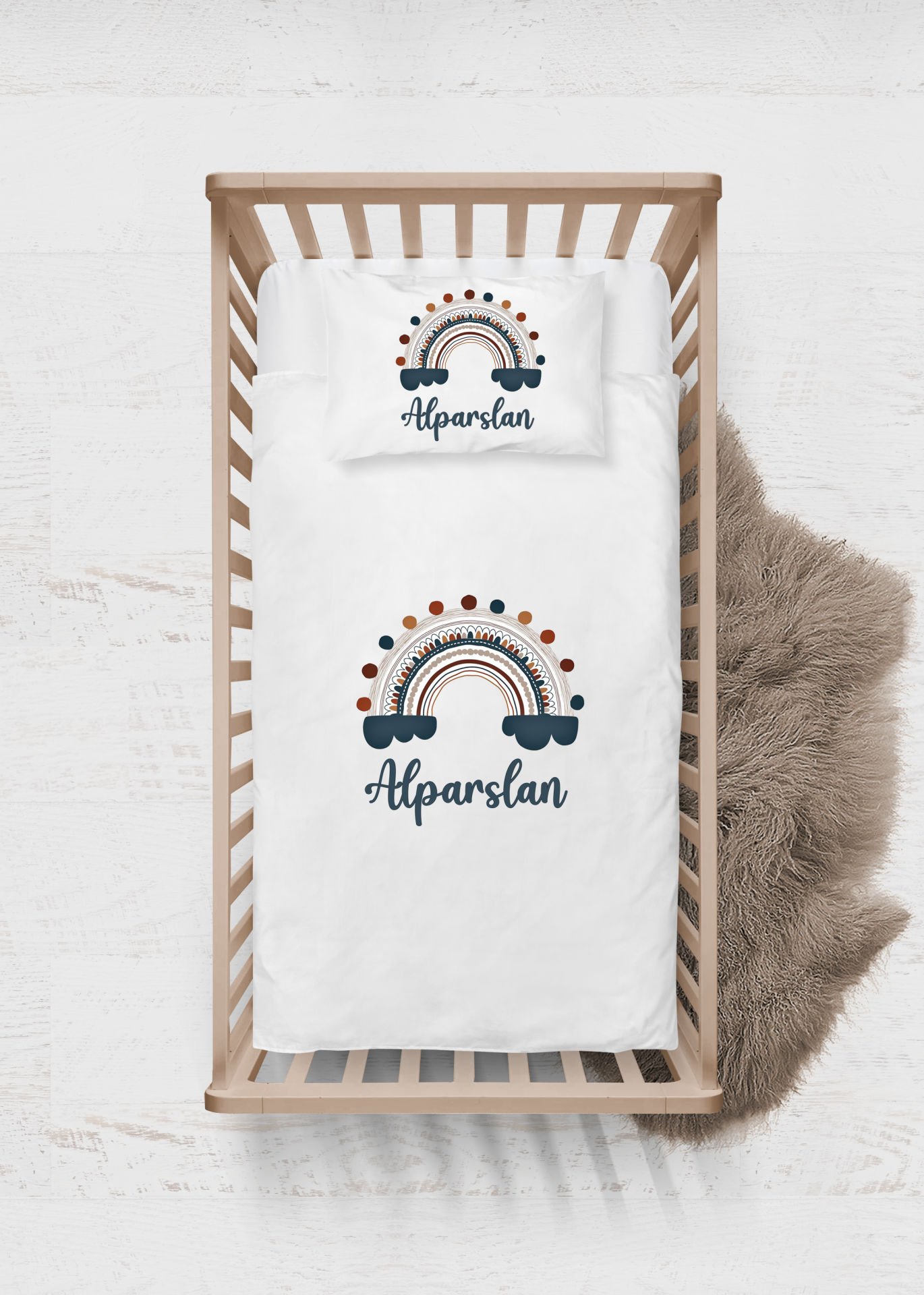 Gökkuşağı Tasarımı Nevresim Takımı