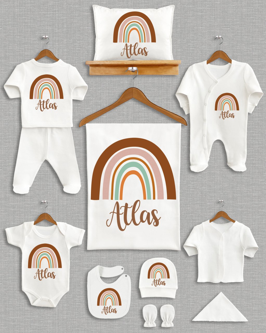 Bohemian Rainbow 11'li Organik  Hastane Çıkışı