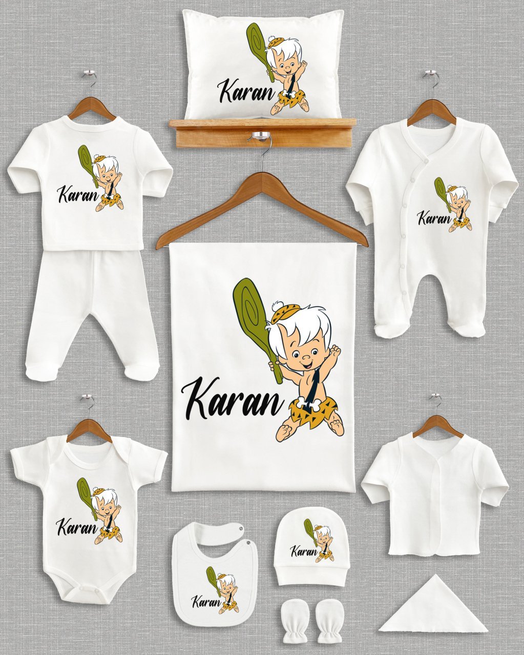 Taş Devri Bambam Tasarımı 11'li Organik  Hastane Çıkışı