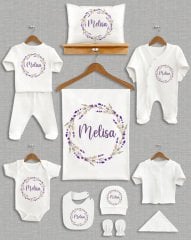 Lavanta Çelenk Tasarımı 11'li Organik Hastane Çıkışı