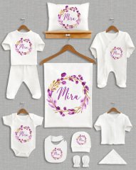 Pastel Çiçek Tasarımı 11'li Organik  Hastane Çıkışı