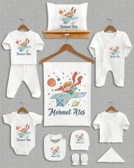 Küçük Prens Tasarımı 11'li Organik İsme Özel Hastane Çıkışı