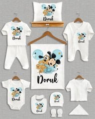 Mickey Mouse Tasarım 11'li Organik  Hastane Çıkışı