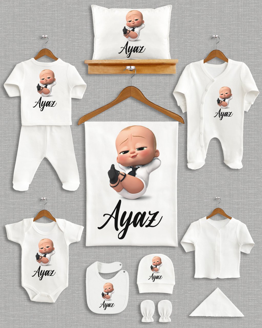 Patron Bebek Tasarım 11'li Organik  Hastane Çıkışı