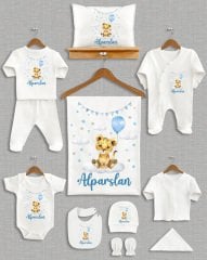 Bulut Üzerinde Aslan Tasarım 11'li Organik  Hastane Çıkışı