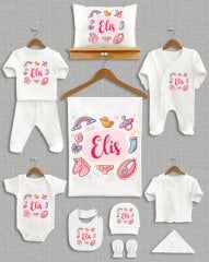 Cute Baby Tasarımı 11'li Organik  Hastane Çıkışı