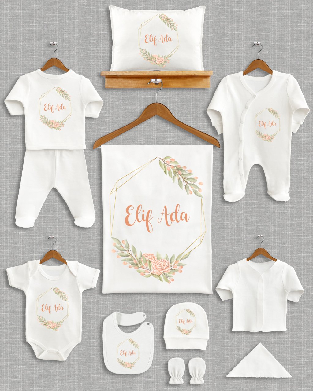 Soft Çiçek Tasarımı 11'li Organik  Hastane Çıkışı