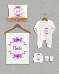 Soft Çiçek Çelenk Tasarımı 5'li Organik Hastane Çıkışı