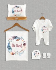 Tüylü Çelenk Modeli 5'li Organik Hastane Çıkışı