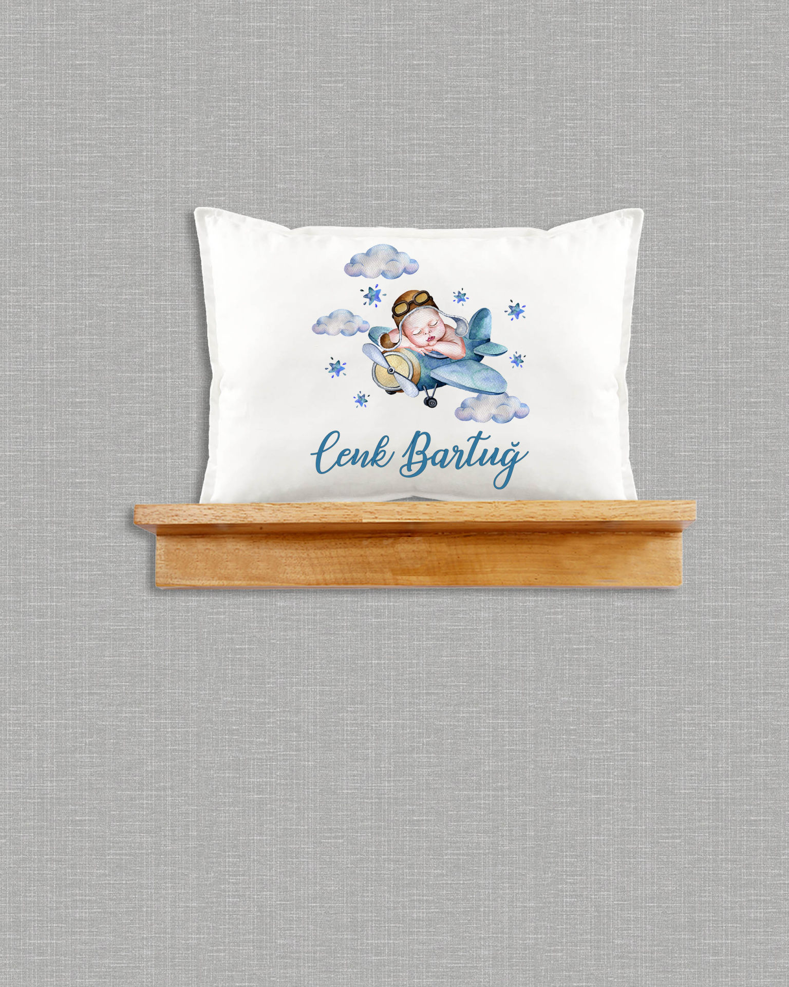 Sevimli Bebek Tasarımı Kişiye Özel Yastık